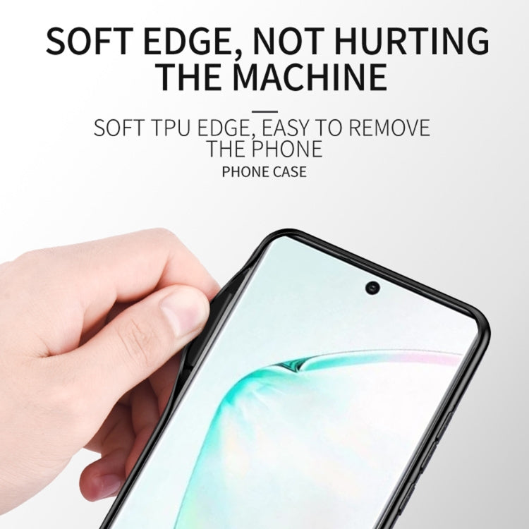 For Xiaomi Redmi Note 9 Pro Shockproof Cloth Texture PC + TPU Protective Case