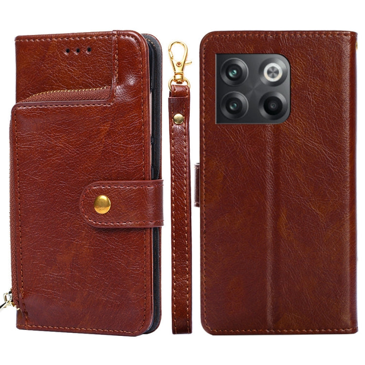 For OnePlus Ace Pro 5G Zipper Bag Leather Phone Case