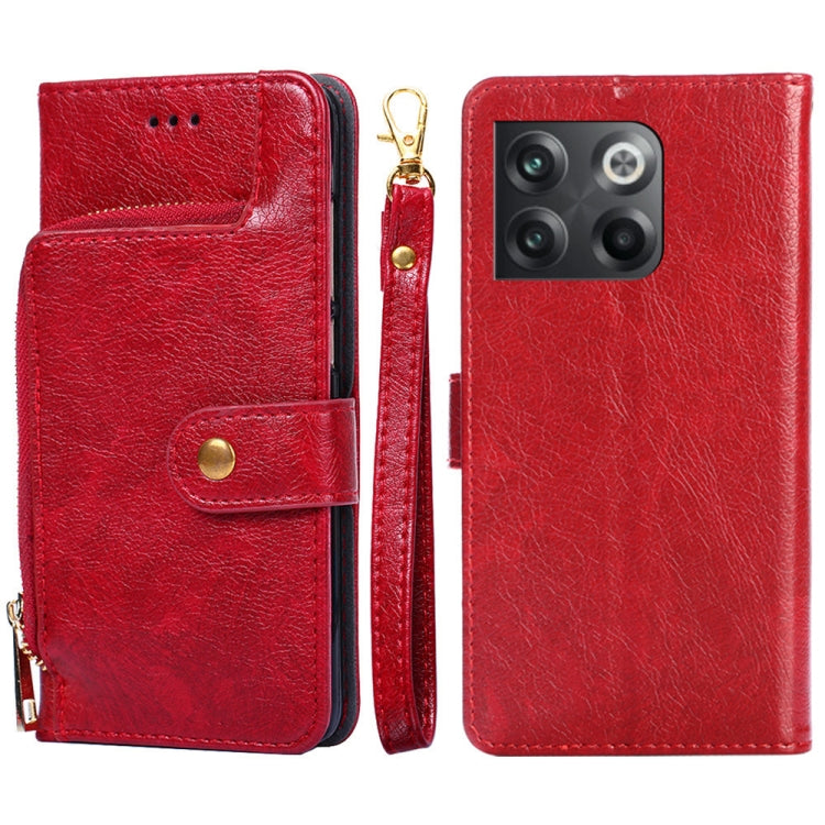 For OnePlus Ace Pro 5G Zipper Bag Leather Phone Case