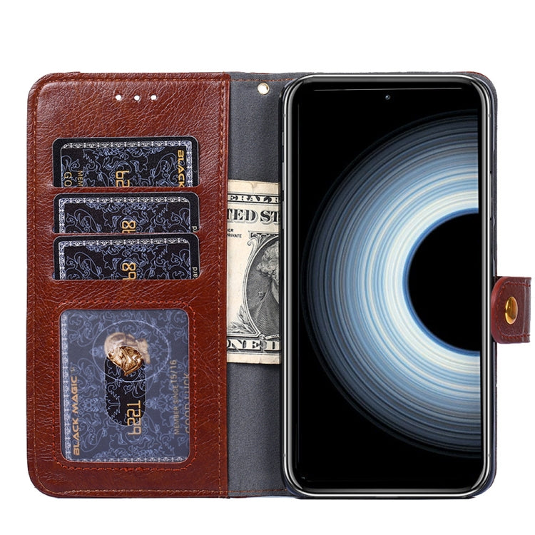 For Asus Zenfone 9 Zipper Bag Leather Phone Case