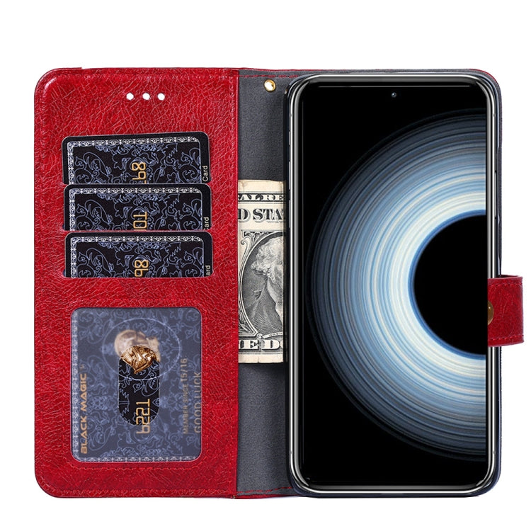 For Asus Zenfone 9 Zipper Bag Leather Phone Case