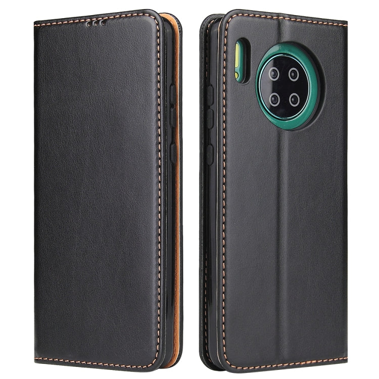 For Huawei Mate 30 Fierre Shann PU Genuine Leather Texture Horizontal Flip Leather Case with Holder & Card Slots & Wallet