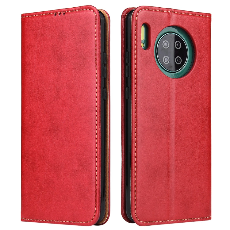 For Huawei Mate 30 Fierre Shann PU Genuine Leather Texture Horizontal Flip Leather Case with Holder & Card Slots & Wallet