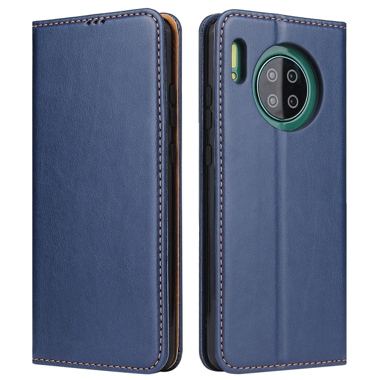 For Huawei Mate 30 Fierre Shann PU Genuine Leather Texture Horizontal Flip Leather Case with Holder & Card Slots & Wallet