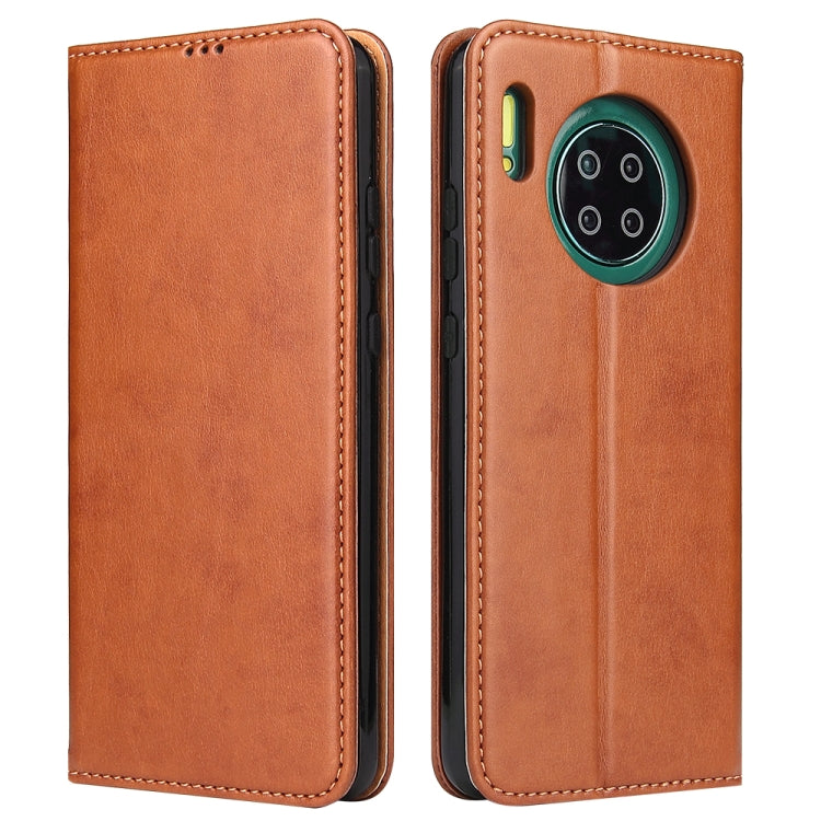 For Huawei Mate 30 Fierre Shann PU Genuine Leather Texture Horizontal Flip Leather Case with Holder & Card Slots & Wallet