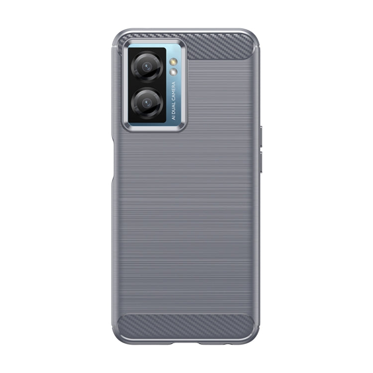 For OnePlus Nord N20 SE Brushed Texture Carbon Fiber Shockproof TPU Phone Case