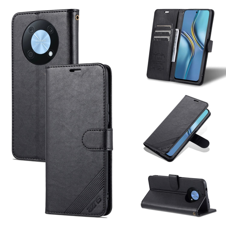 For Huawei Enjoy 50 Pro/Nova Y90 AZNS Sheepskin Texture Flip Leather Phone Case