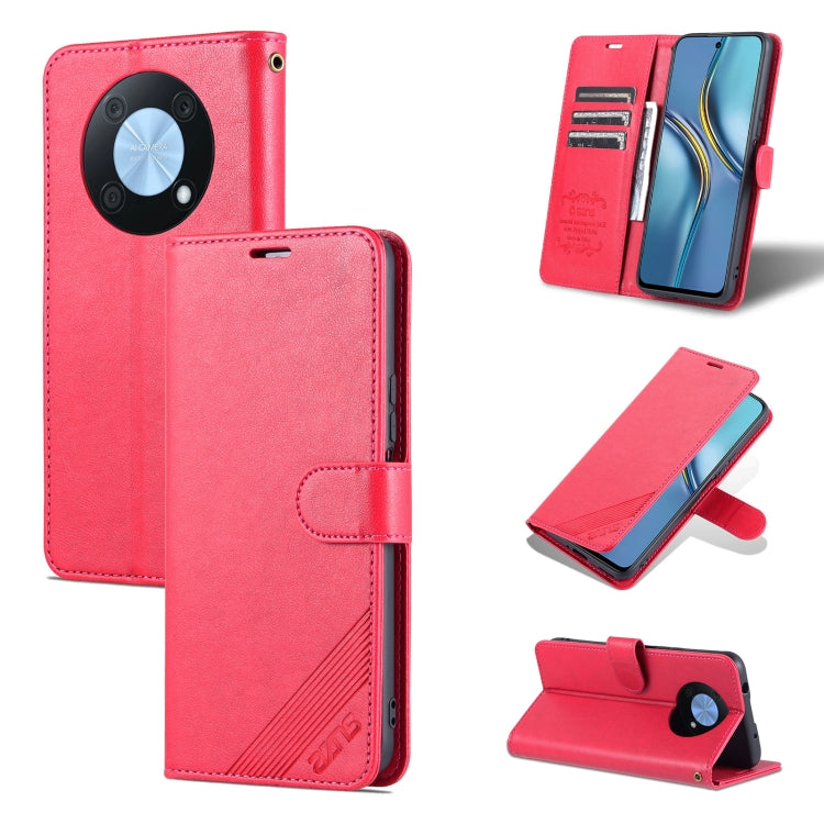 For Huawei Enjoy 50 Pro/Nova Y90 AZNS Sheepskin Texture Flip Leather Phone Case