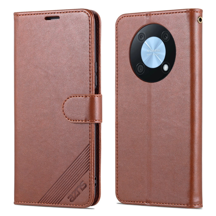 For Huawei Enjoy 50 Pro/Nova Y90 AZNS Sheepskin Texture Flip Leather Phone Case