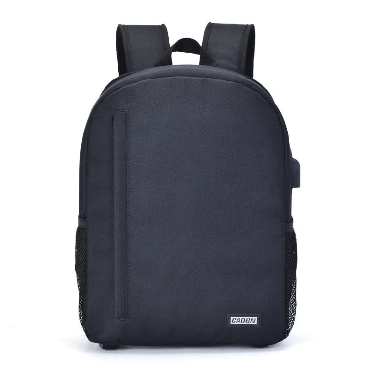 CADeN D6 III Nylon Anti-theft Backpack Digital Camera Bag, Size:29 x 15 x 37cm(Black)