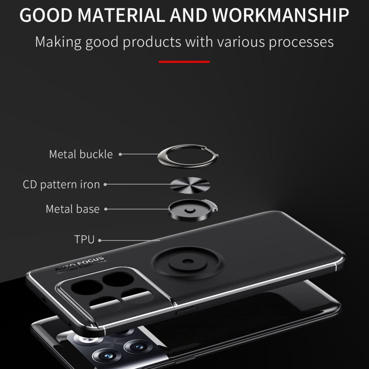 For OnePlus 10T/Ace Pro Metal Ring Holder TPU Phone Case