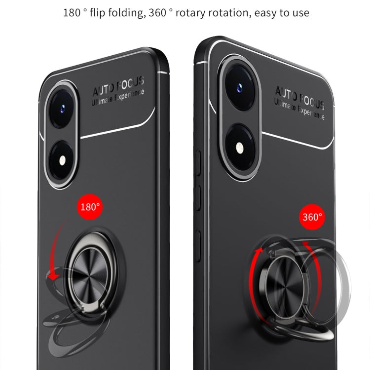 For vivo Y02S Metal Ring Holder TPU Phone Case