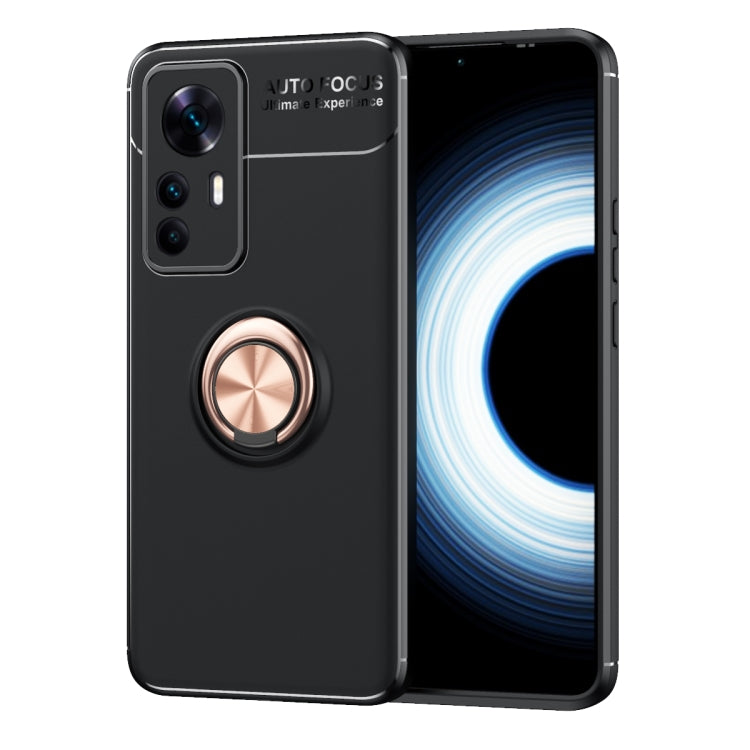 For Xiaomi Redmi K50 Ultra / 12T / 12T Pro Metal Ring Holder TPU Phone Case