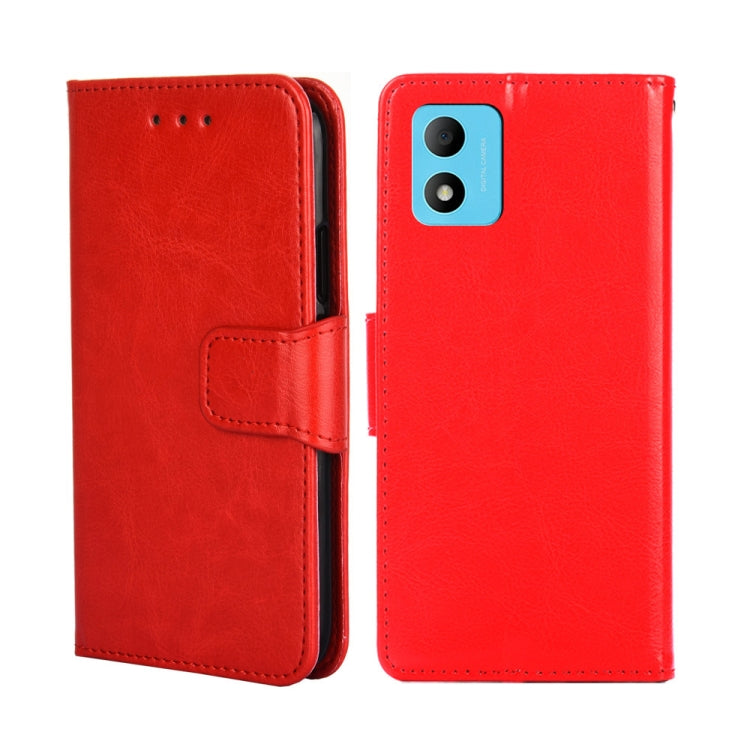 For TCL 305i Crystal Texture Horizontal Flip Leather Phone Case