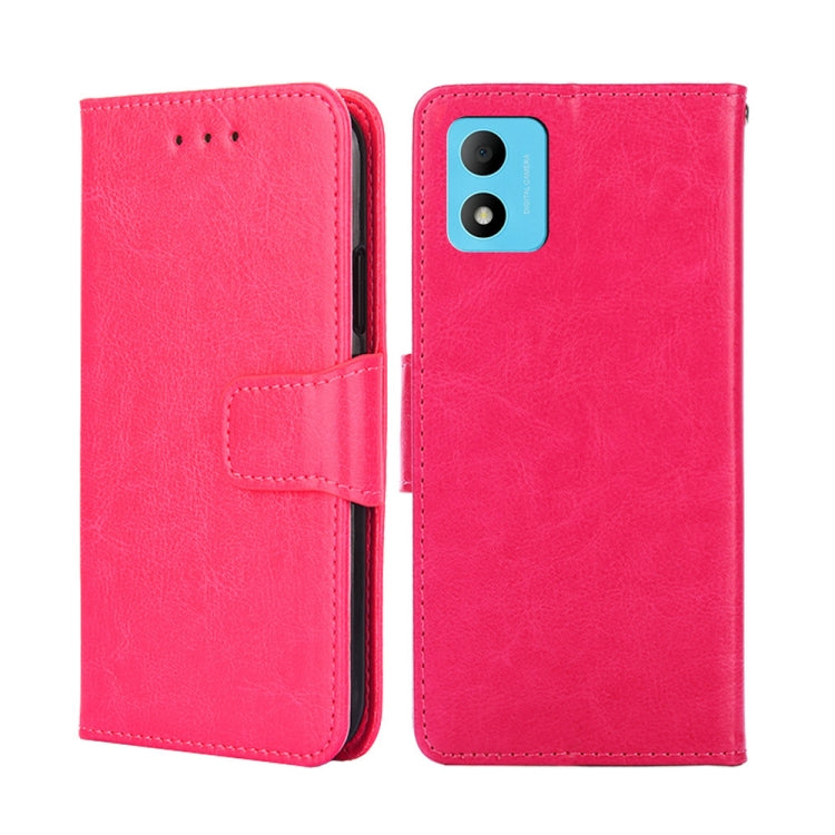 For TCL 305i Crystal Texture Horizontal Flip Leather Phone Case