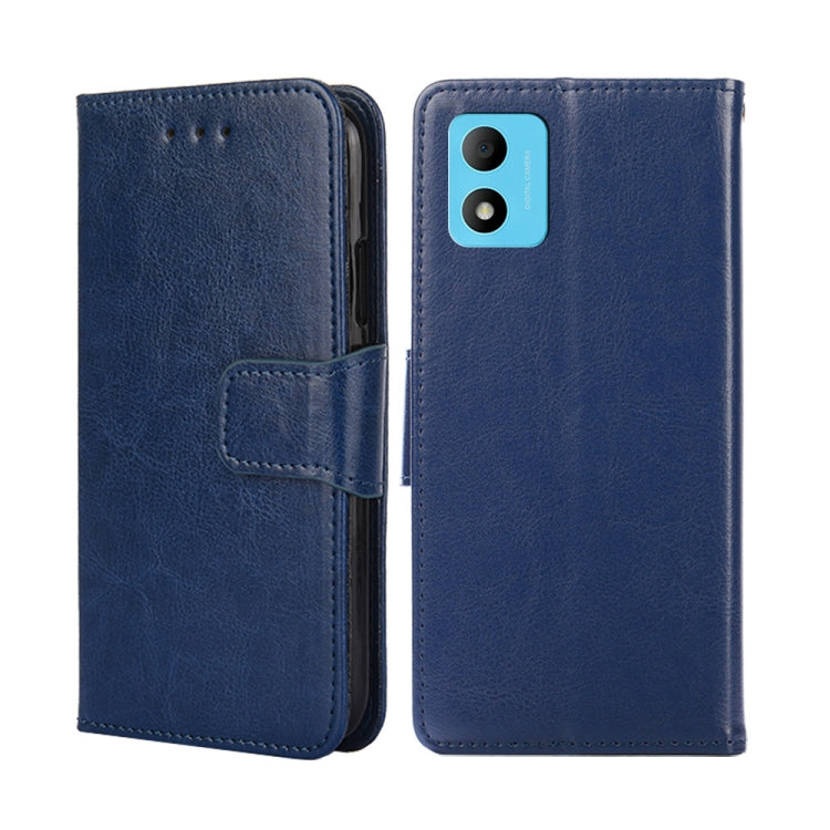 For TCL 305i Crystal Texture Horizontal Flip Leather Phone Case