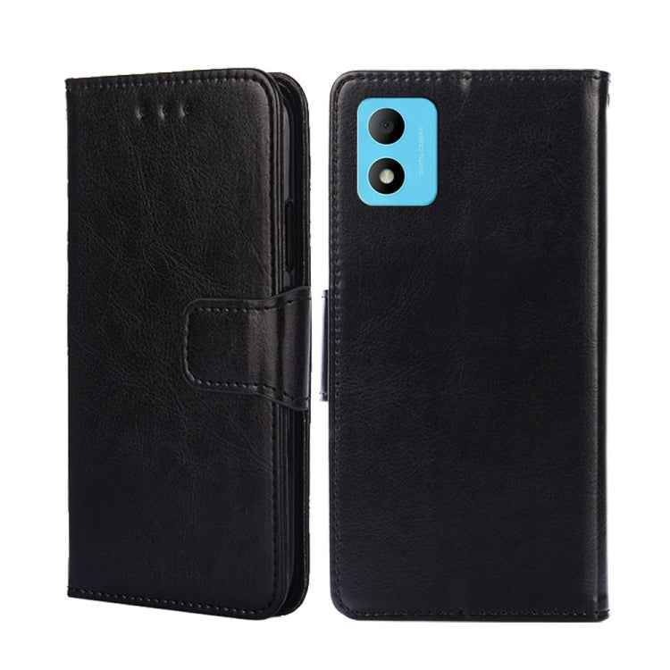 For TCL 305i Crystal Texture Horizontal Flip Leather Phone Case