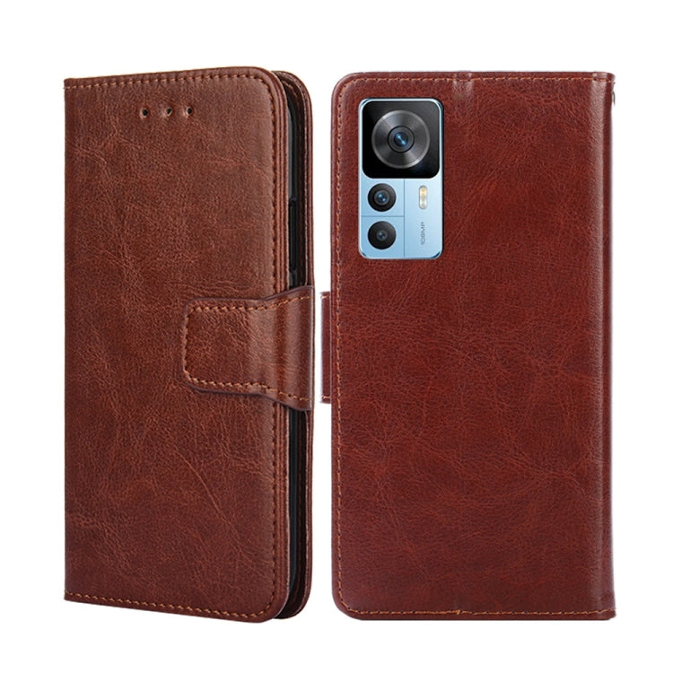 For Xiaomi Redmi K50 Ultra/Xiaomi 12T/Xiaomi 12T Pro Crystal Texture Horizontal Flip Leather Phone Case