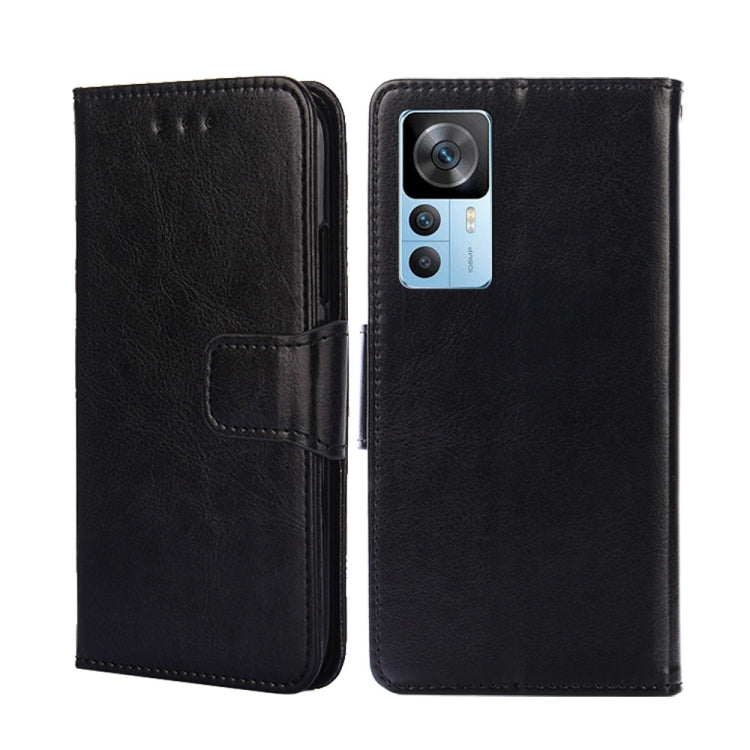 For Xiaomi Redmi K50 Ultra/Xiaomi 12T/Xiaomi 12T Pro Crystal Texture Horizontal Flip Leather Phone Case