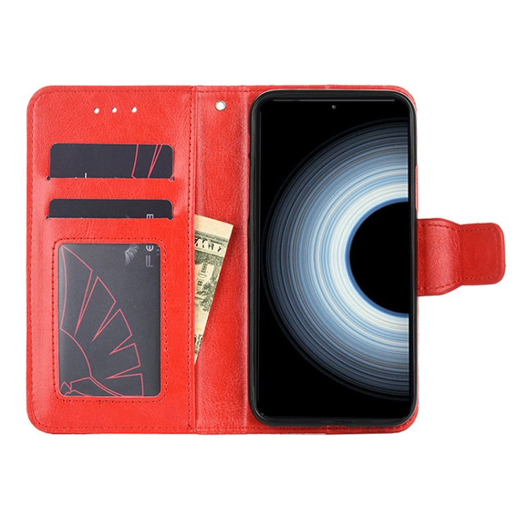 For Asus Zenfone 9 Crystal Texture Horizontal Flip Leather Phone Case