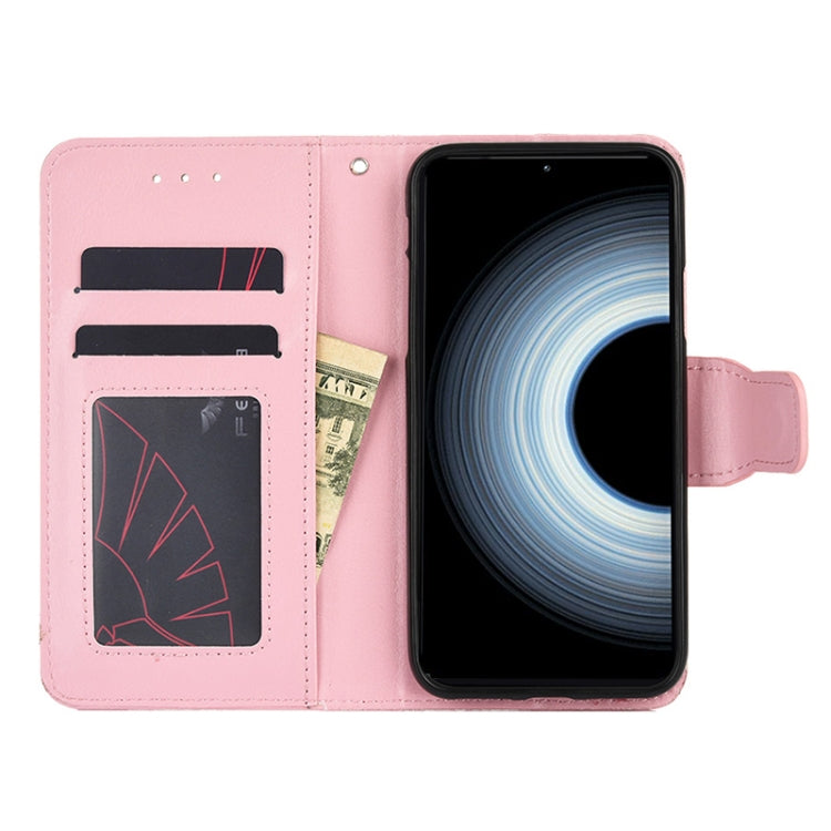 For Asus Zenfone 9 Crystal Texture Horizontal Flip Leather Phone Case