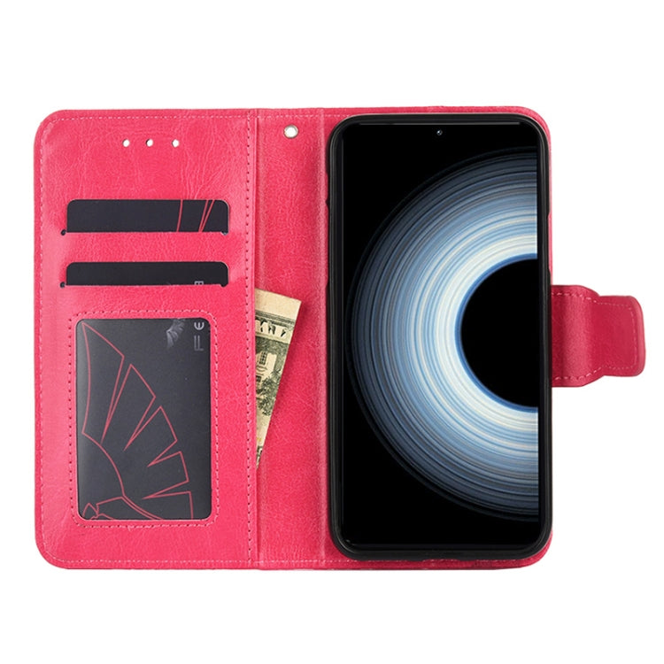 For Asus Zenfone 9 Crystal Texture Horizontal Flip Leather Phone Case