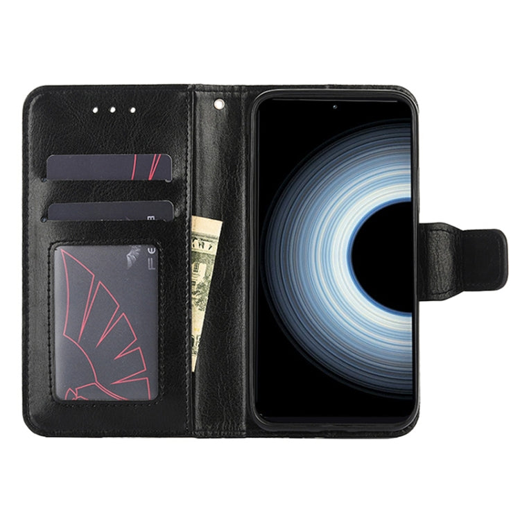 For Asus Zenfone 9 Crystal Texture Horizontal Flip Leather Phone Case