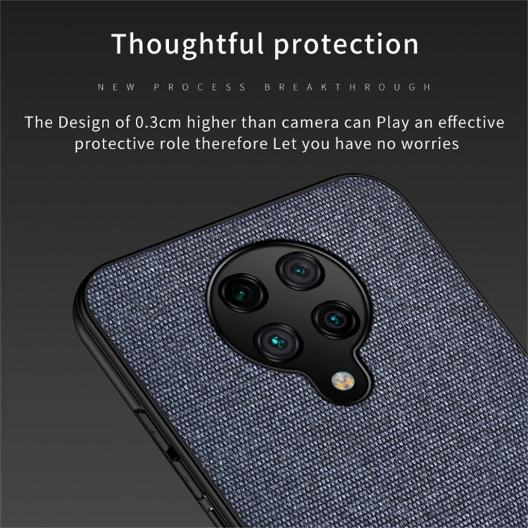 For Xiaomi Redmi K30 Pro Shockproof Cloth Texture PC + TPU Protective Case