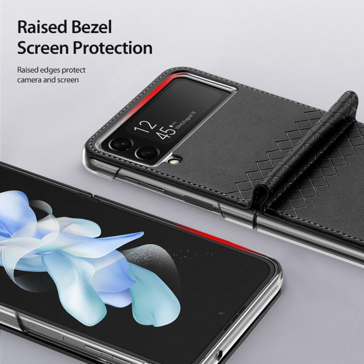For Samsung Galaxy Z Flip4 DUX DUCIS Bril Series PU + TPU Phone Case