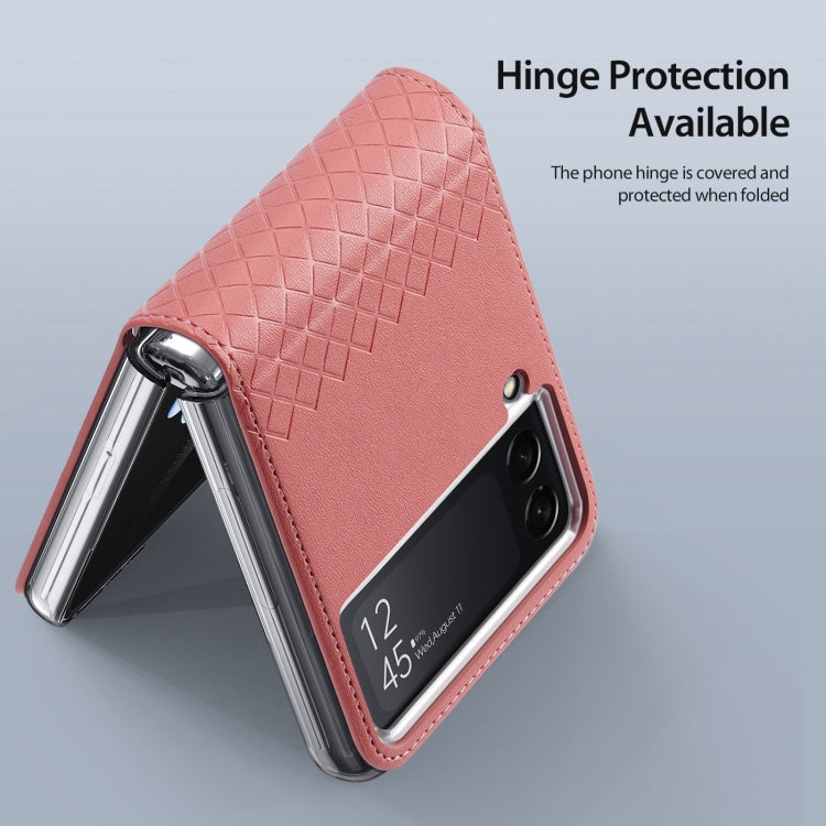 For Samsung Galaxy Z Flip4 DUX DUCIS Bril Series PU + TPU Phone Case