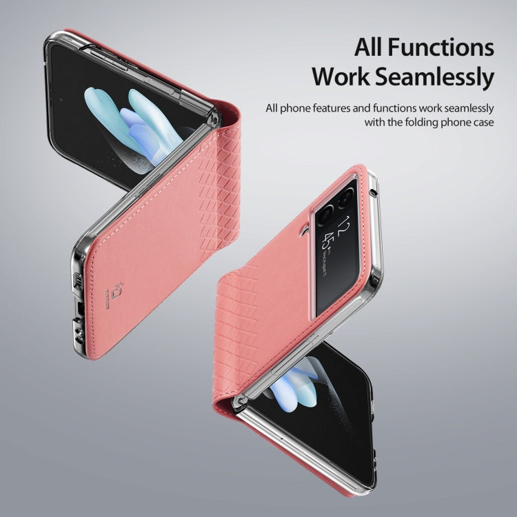 For Samsung Galaxy Z Flip4 DUX DUCIS Bril Series PU + TPU Phone Case