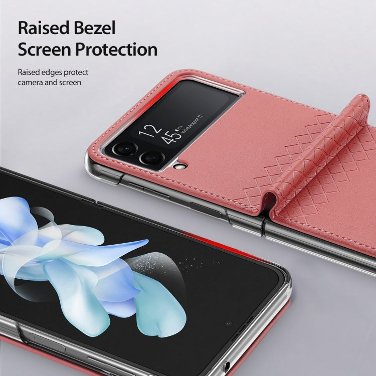 For Samsung Galaxy Z Flip4 DUX DUCIS Bril Series PU + TPU Phone Case