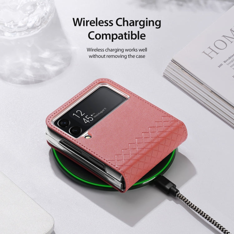For Samsung Galaxy Z Flip4 DUX DUCIS Bril Series PU + TPU Phone Case
