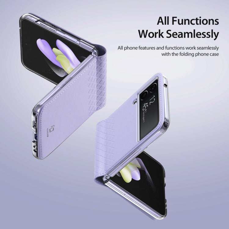 For Samsung Galaxy Z Flip4 DUX DUCIS Bril Series PU + TPU Phone Case