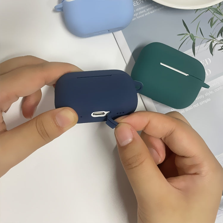 Earphone Silicone Protective Case with Buckle For AirPods Pro 2