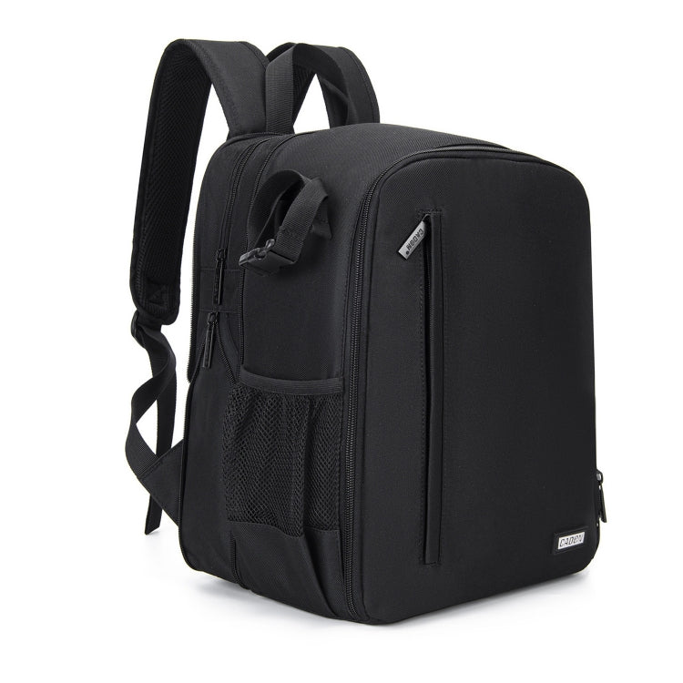 CADeN D6 IV Expandable Camera Backpack Shoulders Camera Lens Bag, Size:28 x 17 x 38cm(Black)