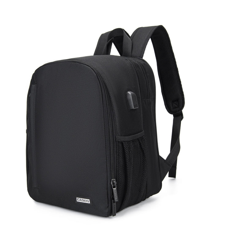 CADeN D6 IV Expandable Camera Backpack Shoulders Camera Lens Bag, Size:32 x 18 x 42cm(Black)