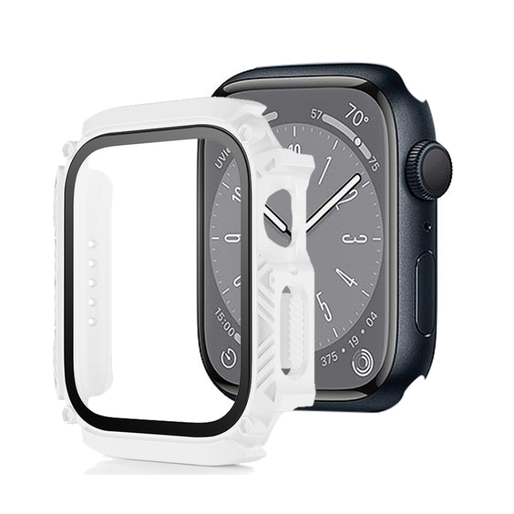 Screen Tempered Glass Film Armor Waterproof Watch Case For Apple Watch Series 8&7 45mm