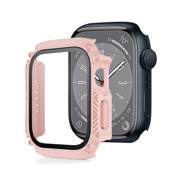 Screen Tempered Glass Film Armor Waterproof Watch Case For Apple Watch Series 8&7 45mm
