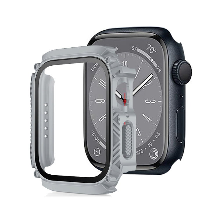Screen Tempered Glass Film Armor Waterproof Watch Case For Apple Watch Series 8&7 45mm