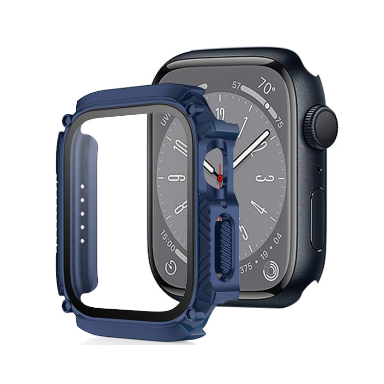 Screen Tempered Glass Film Armor Waterproof Watch Case For Apple Watch Series 8&7 45mm
