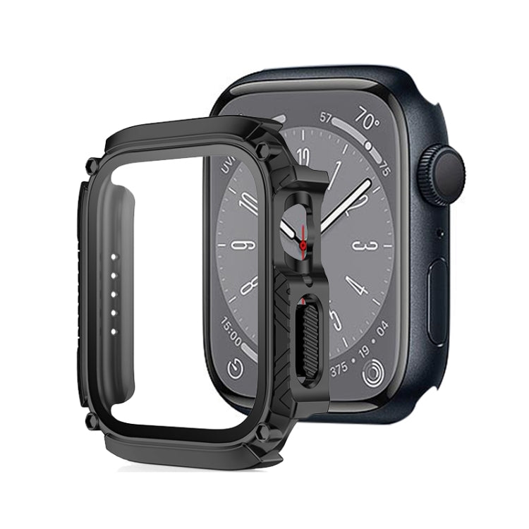 Screen Tempered Glass Film Armor Waterproof Watch Case For Apple Watch Series 8&7 41mm