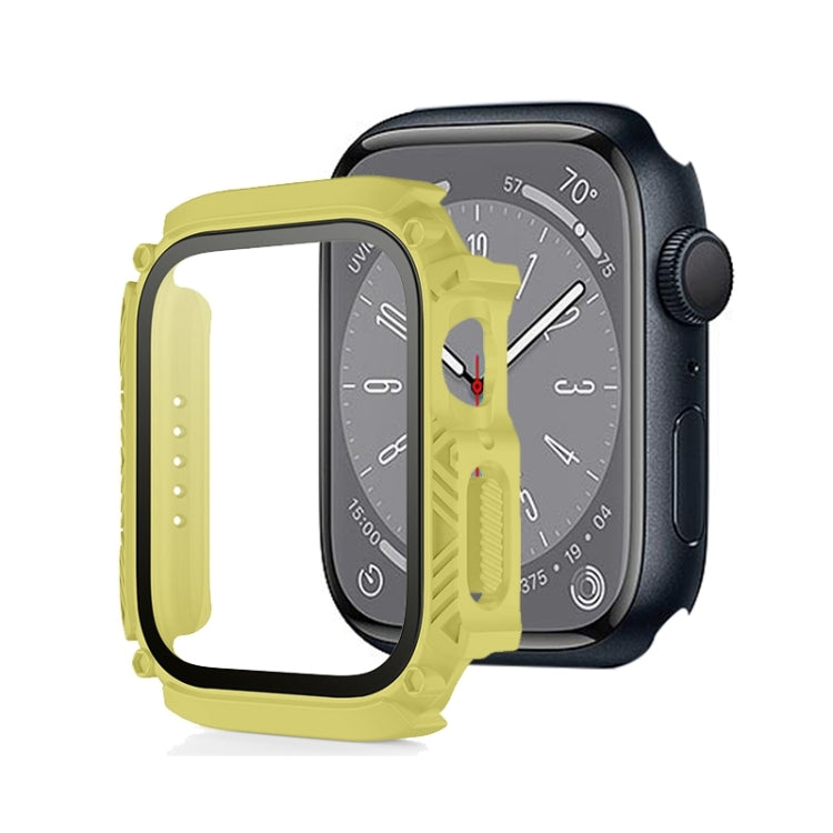 Screen Tempered Glass Film Armor Waterproof Watch Case For Apple Watch Series 8&7 41mm