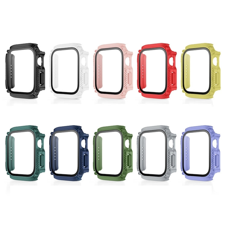 Screen Tempered Glass Film Armor Waterproof Watch Case For Apple Watch Series 8&7 41mm