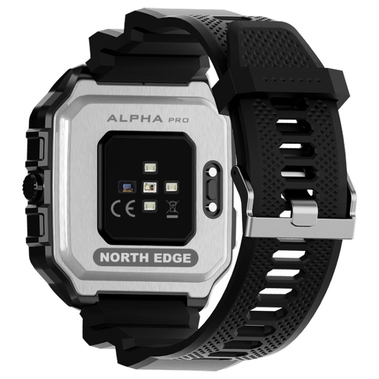 NORTH EDGE ALPHA Pro 1.52 inch Health Monitoring GPS Positioning Bluetooth Smart Sports Watch(Black)