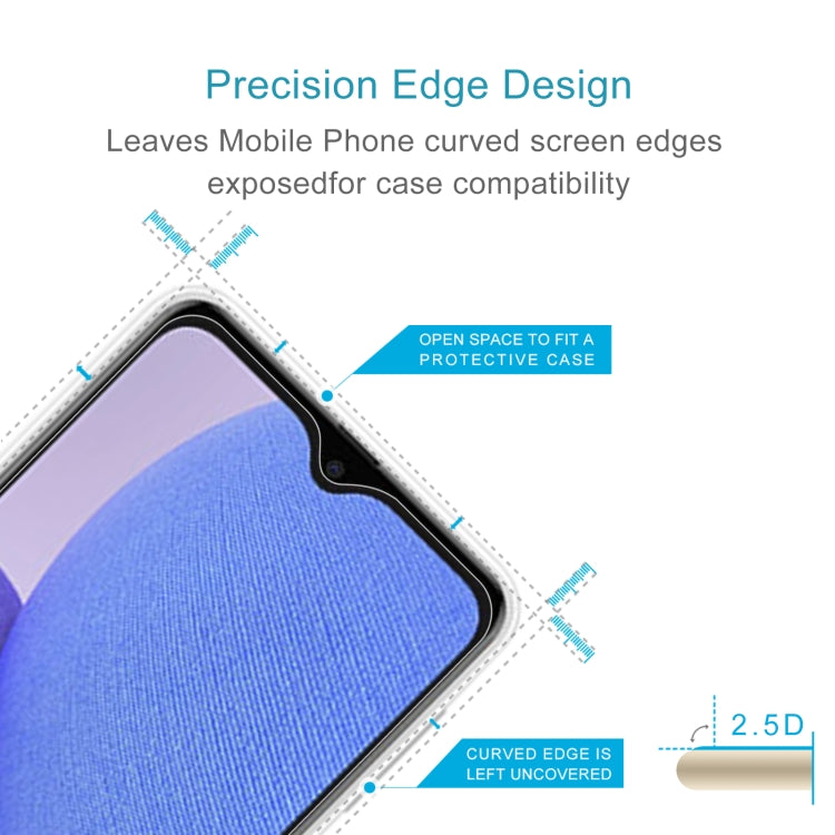 For Samsung Galaxy A23e 50 PCS 0.26mm 9H 2.5D Tempered Glass Film