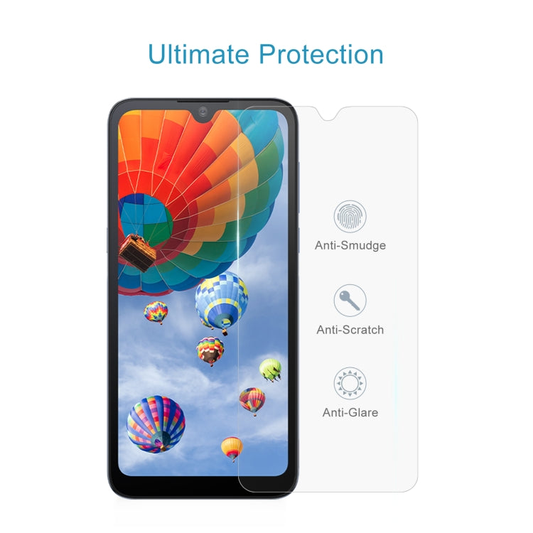 For TCL 304 50 PCS 0.26mm 9H 2.5D Tempered Glass Film