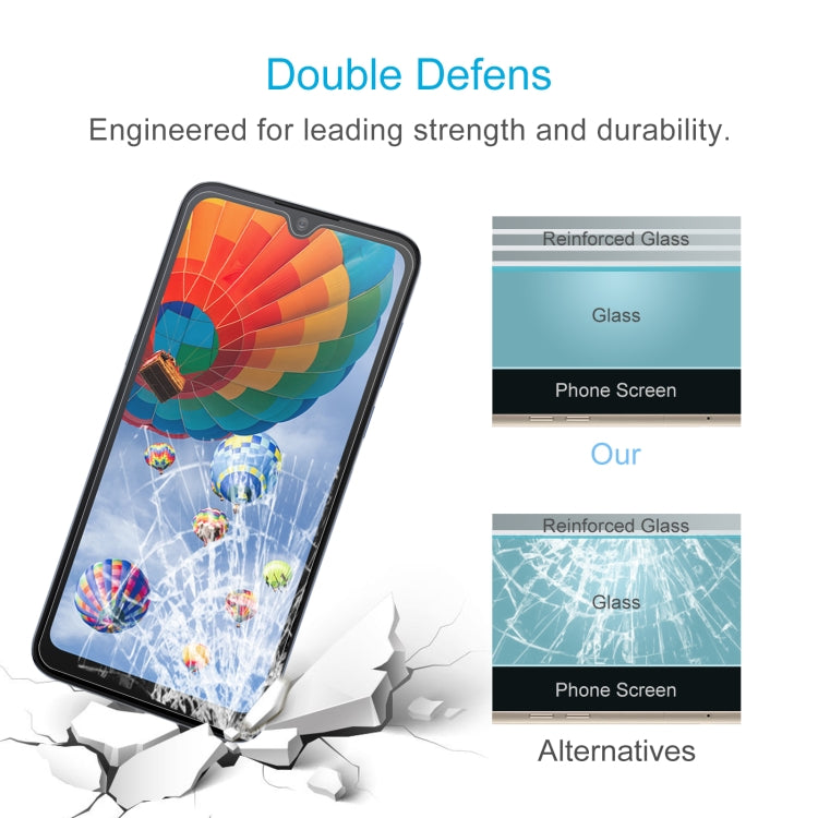 For TCL 304 50 PCS 0.26mm 9H 2.5D Tempered Glass Film
