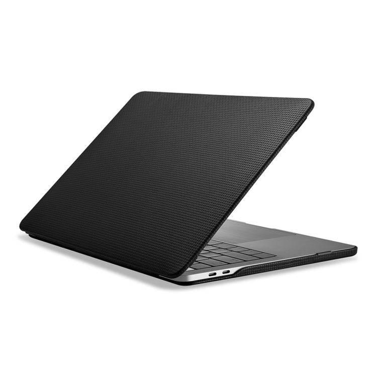 RMA132 For MacBook Pro 13.3 inch (2016-2019) Universal Cross Texture Ultra-thin Anti-fall Laptop Protective Leather Case