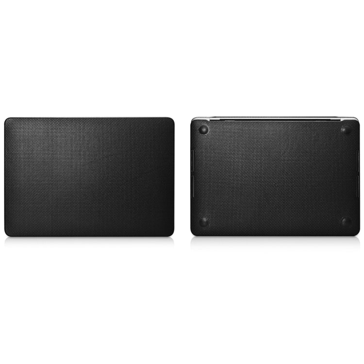 RMA132 For MacBook Pro 13.3 inch (2016-2019) Universal Cross Texture Ultra-thin Anti-fall Laptop Protective Leather Case